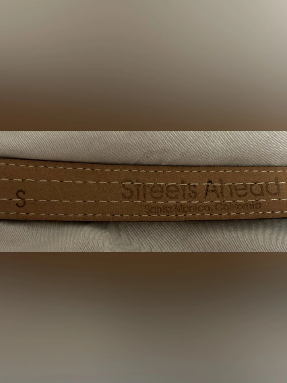 Streets Ahead Metallic Leather Skinny Belt Small Silver Gunmetal Boho Western
